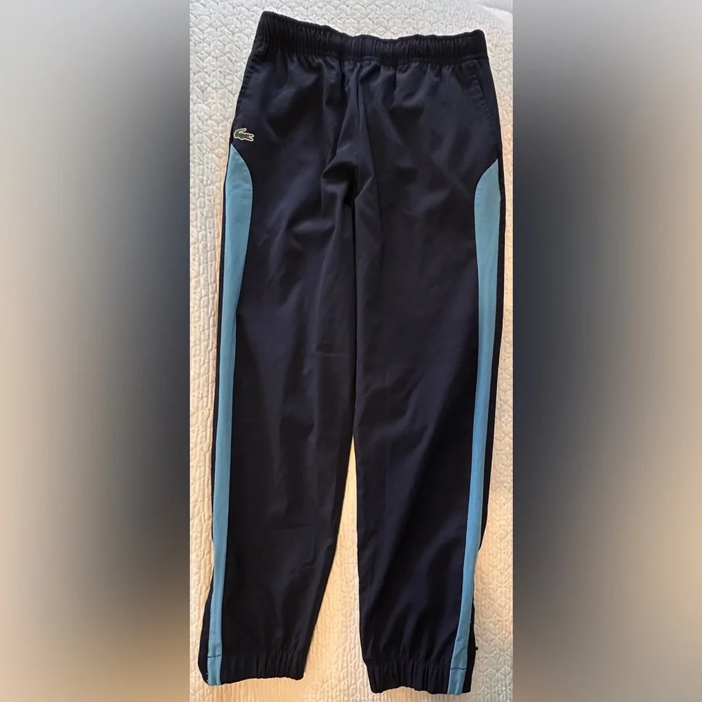 KIDS LACOSTE BLUE / NAVY COLORBLOCK TENNIS TRACKSUIT - SIZE 12